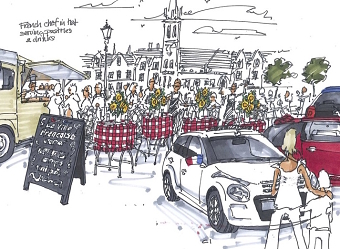Citroen 'La Ville Francais' market