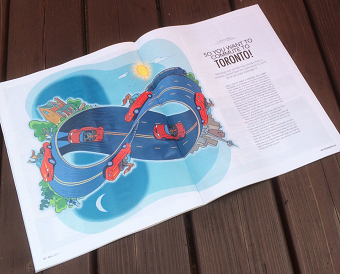 Carl Wiens Illustrates for Watershed Magazine