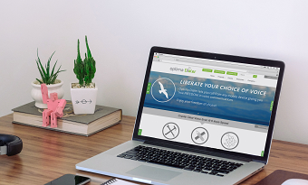 Optima Dialer website design