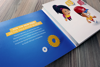 Young Engineers Popup Brochure Handmade Mockup