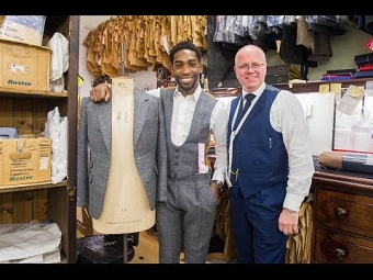 Tinie Tempah Tweed Suit