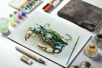 Watercolor Drawing and Design