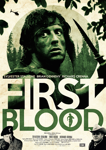 My film poster homage to 'First Blood'