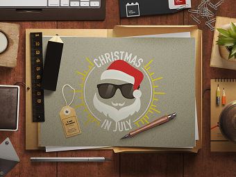 Christmas in July, commercial web campaign - Groupon.