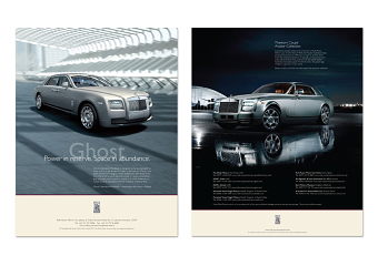 Magazine Advertising for RollsRoyce