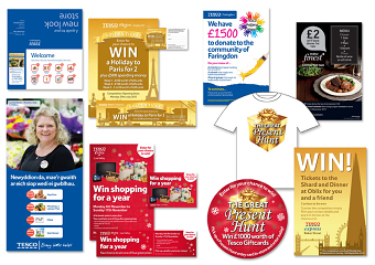 POS and Promotional material for Tesco