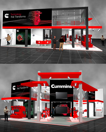 Cummins Bauma stand design.