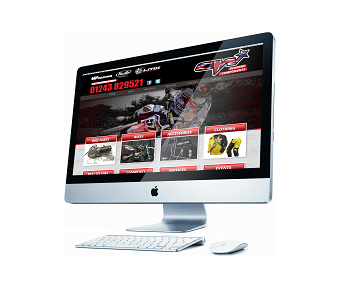 CW Bikes website design.