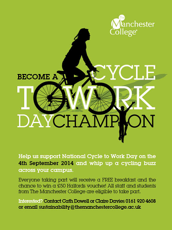 Cycle to Work scheme poster