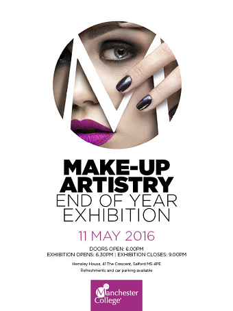 Make-up Artistry exhibition poster
