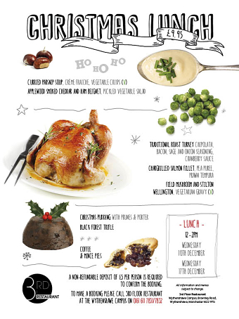 Christmas Lunch menu