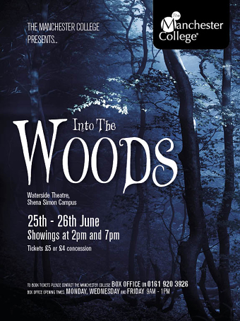 Into The Woods performance poster