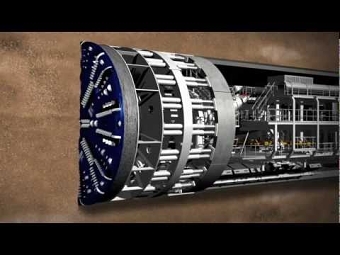 Tunnel boring machine. How it works!