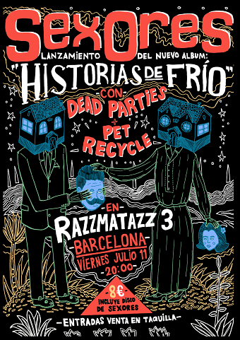 Gig Poster: Sexores, Barcelona