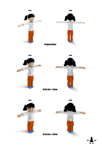 Girl - Legoized