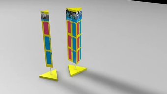 Animation Stand Display in Cinema 4D