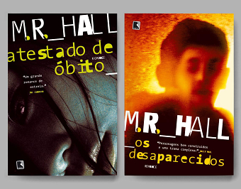 Book covers – M. R. Hall books series