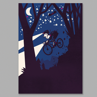 NIGHTRIDER - limited edition print