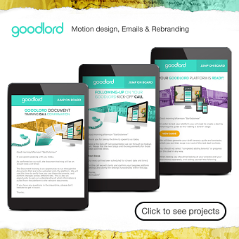 Motion design, Emails & Rebrand for Goodlord
