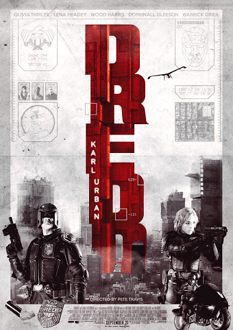 My alternative take on the DREDD 2012 film poster.