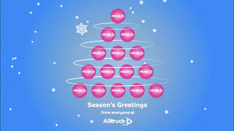 Christmas Animation & Card for AllTruck
