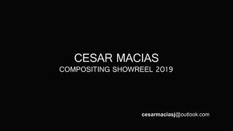 Compositing Reel  2018