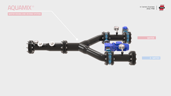 Aquamix - water mixing and dosing system.