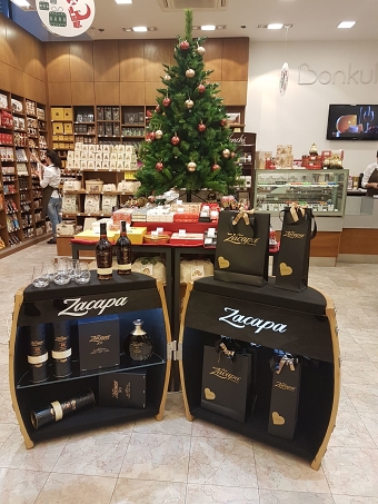 Zacapa Barrel Display