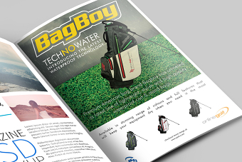 Magazine Ad for Golf bag