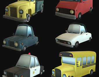 Low Cartoon Vehicles
