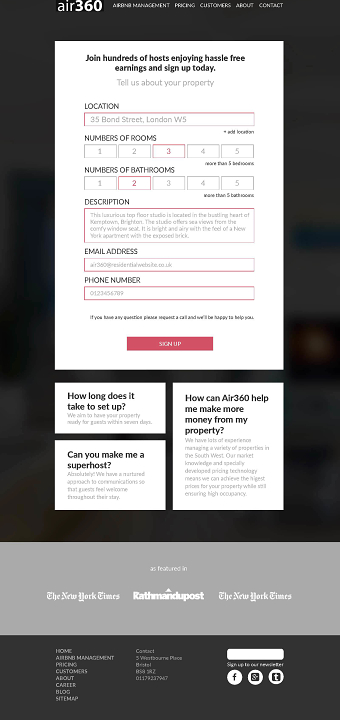 AIR360 Website