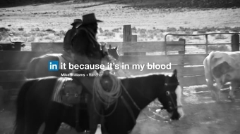LinkedIn 'Because It's In My Blood' #InItTogether
