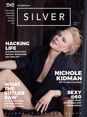 Silver Magazine Covers and layouts