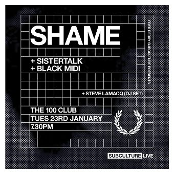 Shame x Fred Perry