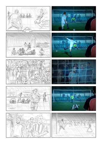 Storyboard for Sky Q: Ultra Beautiful Game