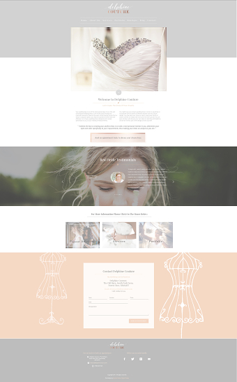 Delphine Couture website