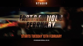 FAST & FURIOUS FEBRUARY ON STUDIO UNIVERSAL