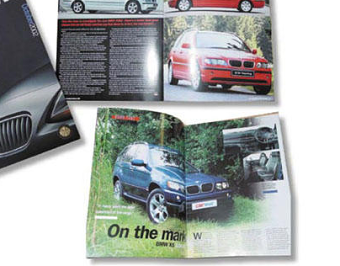 BMW - magazine layouts