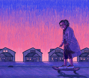 The Skateboarder