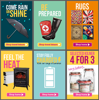 Website CMS Blocks | Robert Dyas