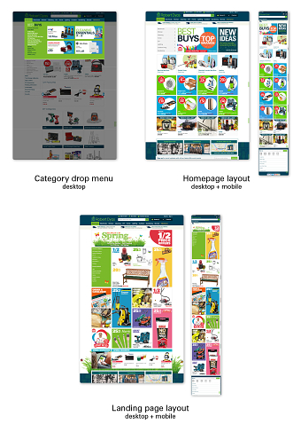Responsive Web Page Design | Robert Dyas