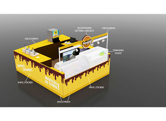 Waffles Kiosk Design