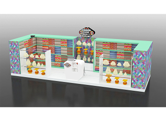 Kiosk Design for Fabrics &Jewelry