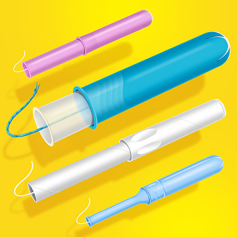 Female Sanitary Product Illustrations