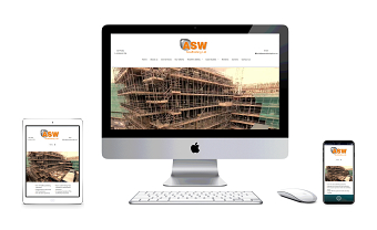 ASW Scaffolding website development