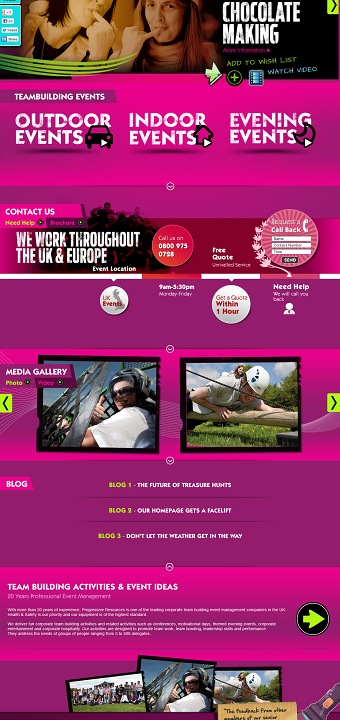 The Team Building Company Website