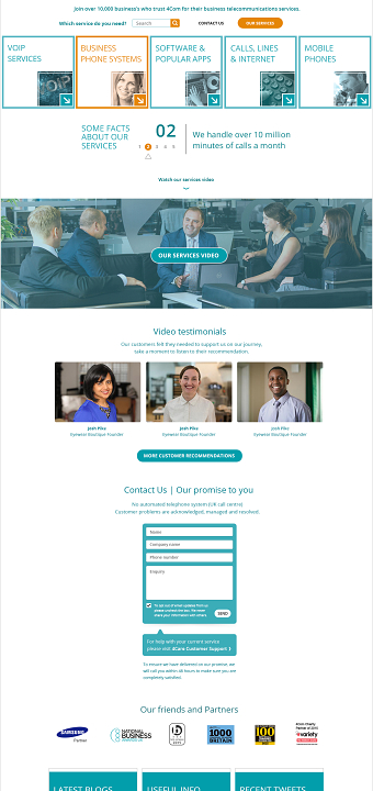 4Com - Website