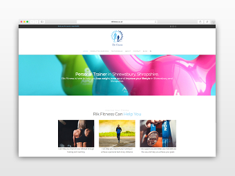 Rik Fitness Web Design