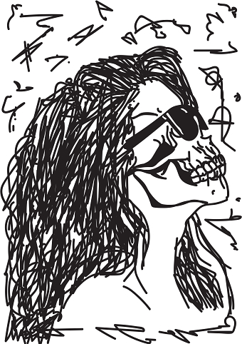 'Skull Girl' - Illustration (2016)