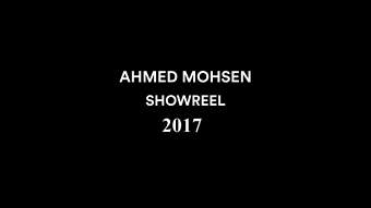 A.Mohsen Showreel 2017